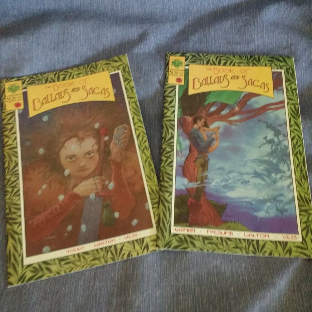 The Book of Ballads and Sagas #1 & #2 Yolen Vess